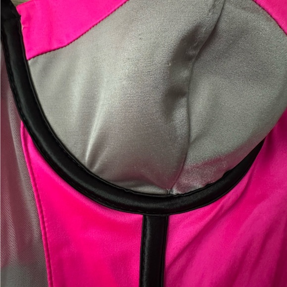 Victorias Secret Sexy HOT PINK Corset Bustier Lingerie 34B - Picture 4 of 9